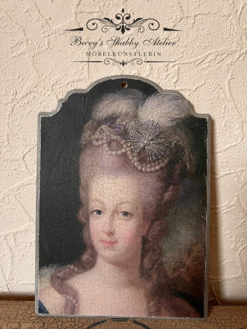 Holzschild Marie-Antoinette