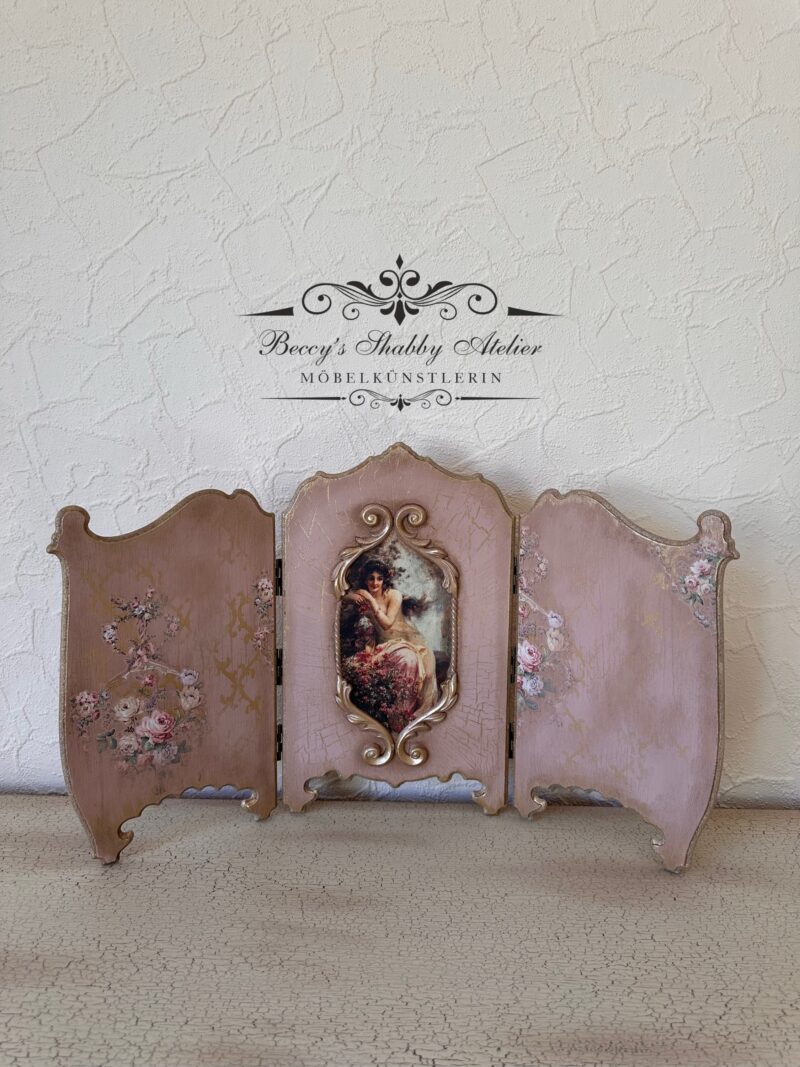 Bild Shabby chic, MDF Triptychon holzschild Brocante, Dekoration – Bild 10