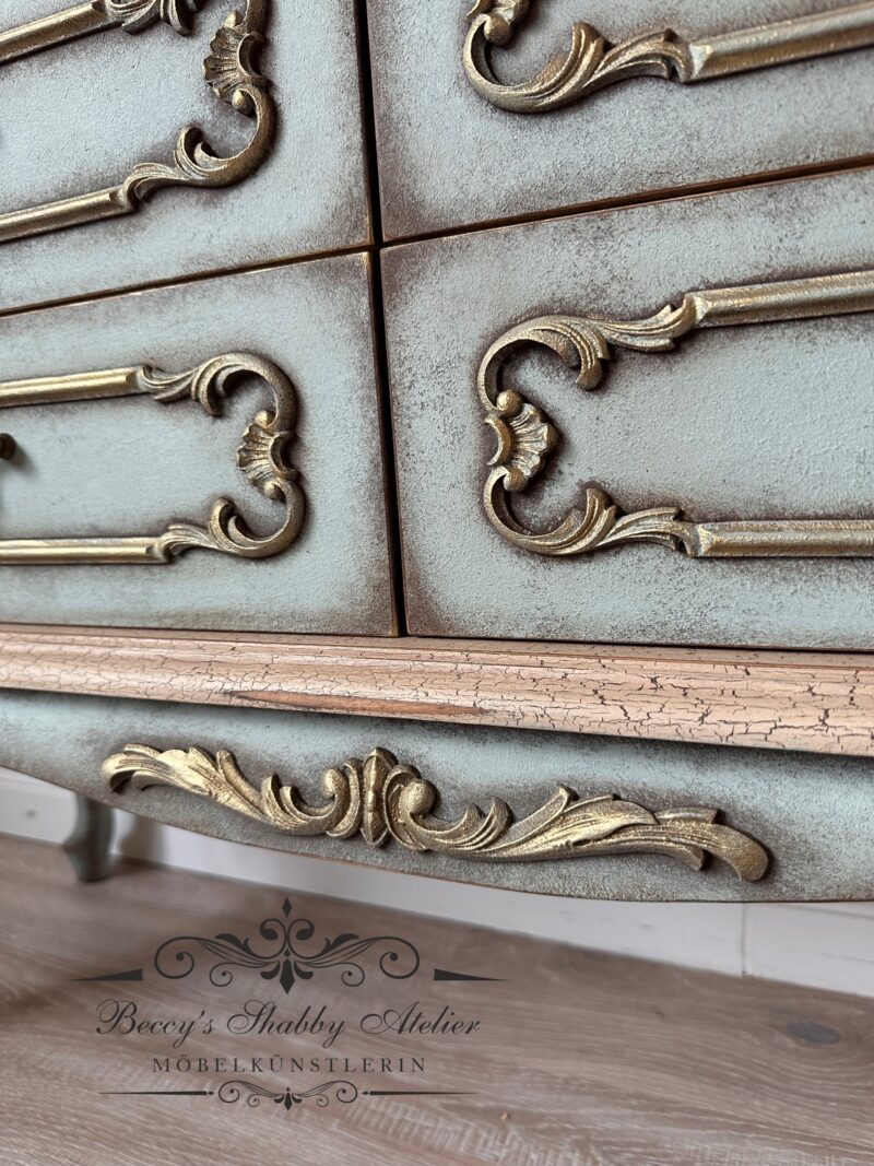 Chippendale Vitrine Les Roses – Bild 24