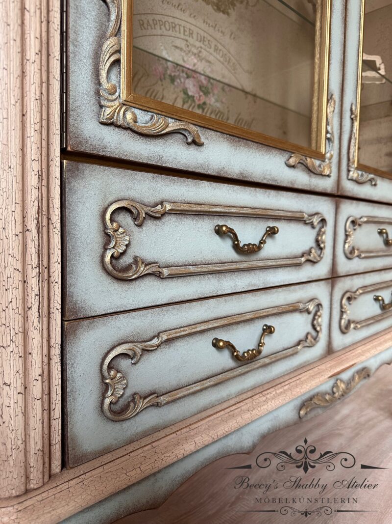 Chippendale Vitrine Les Roses – Bild 20