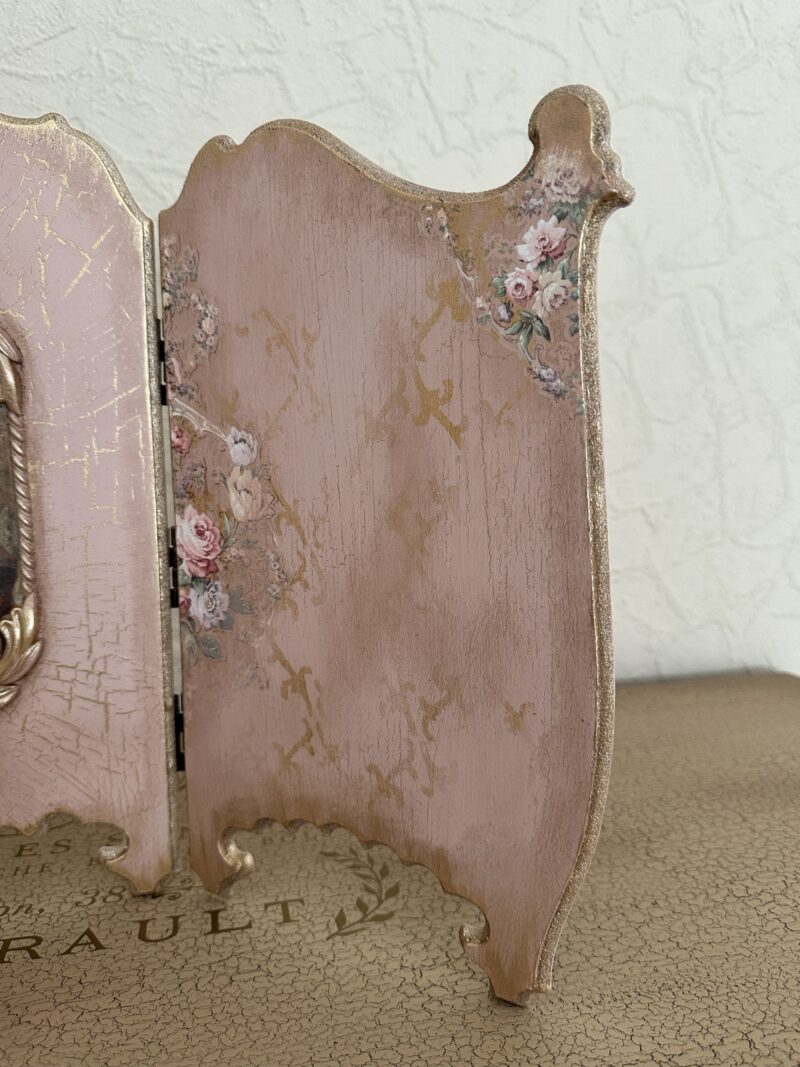 Bild Shabby chic, MDF Triptychon holzschild Brocante, Dekoration – Bild 6