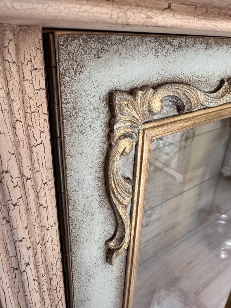 Chippendale Vitrine Les Roses – Bild 13