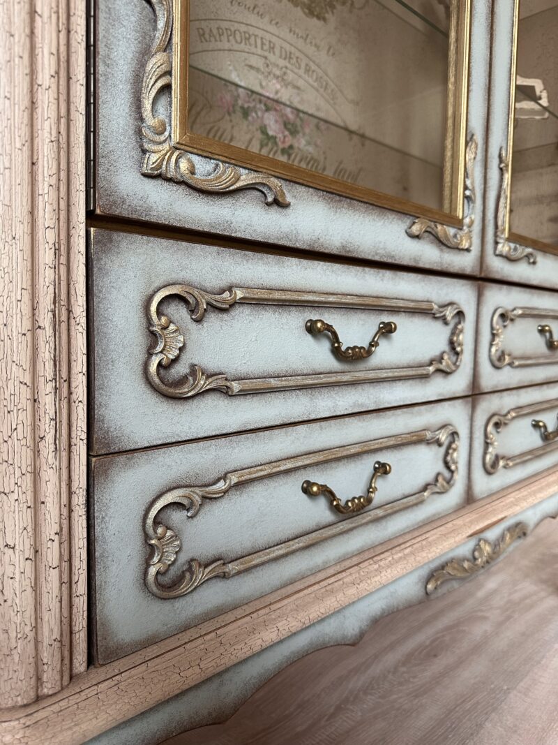 Chippendale Vitrine Les Roses – Bild 12