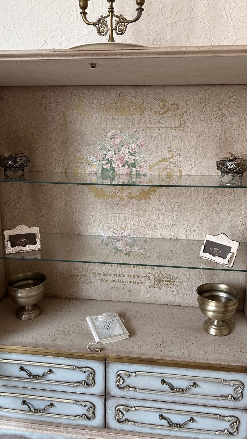 Chippendale Vitrine Les Roses – Bild 10