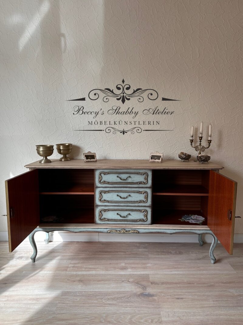 Chippendale Kommode Les Roses – Bild 13