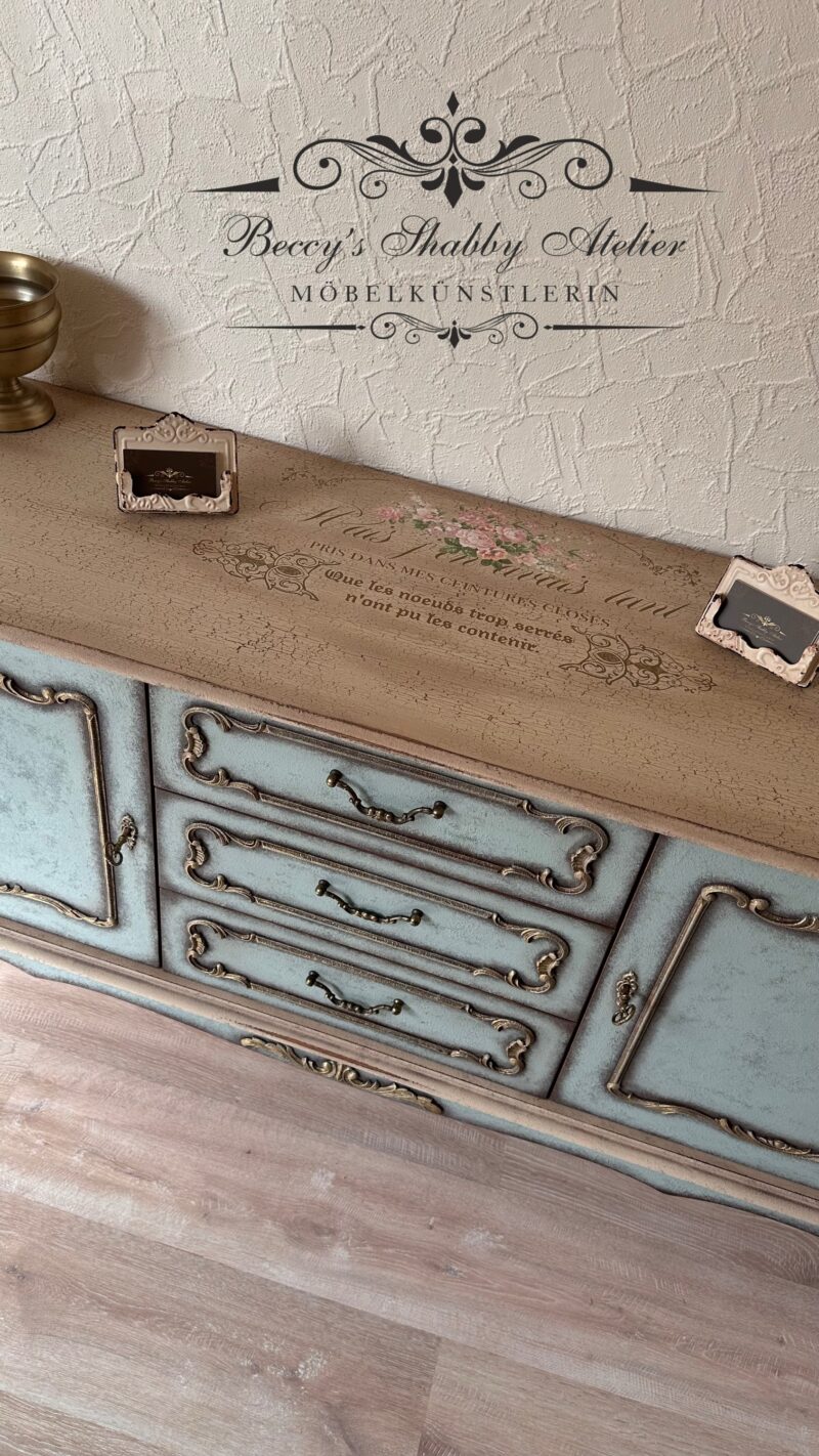 Chippendale Kommode Les Roses – Bild 6