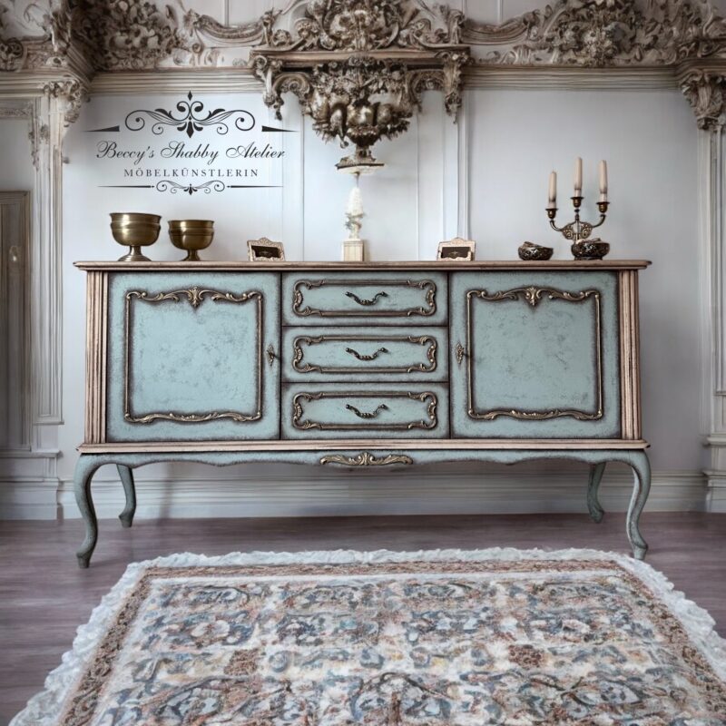 Chippendale Kommode Les Roses – Bild 16