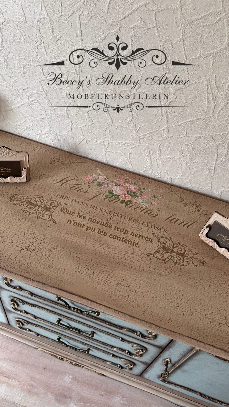Chippendale Kommode Les Roses – Bild 11