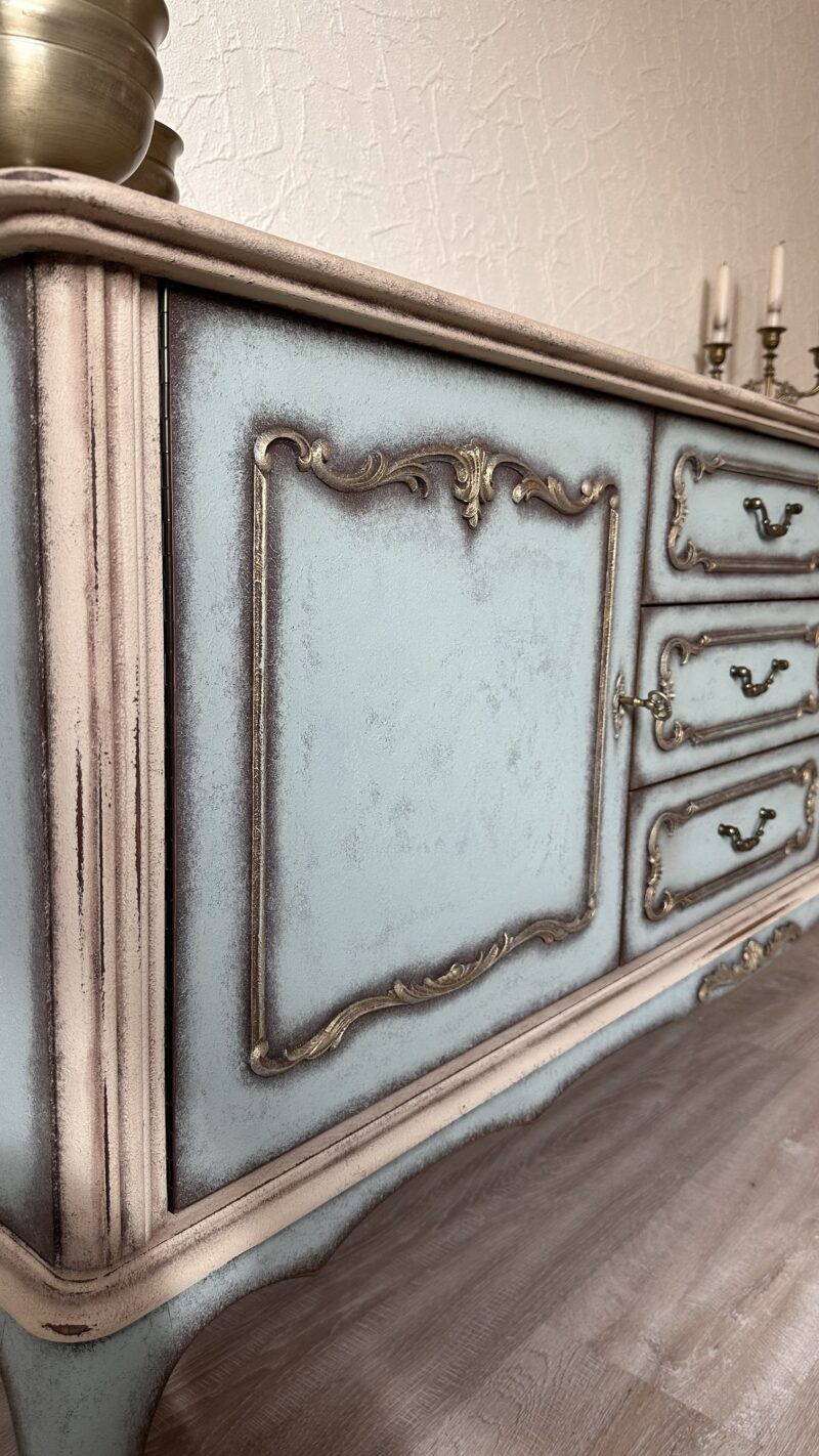 Chippendale Kommode Les Roses – Bild 3
