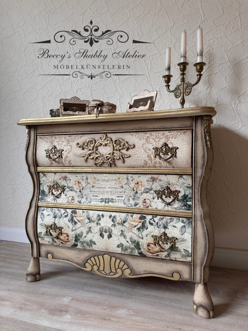 Zauberhafte Barockstil Kommode Garden Whimsy